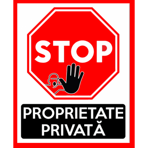 Stop proprietate privata Stop proprietate privata