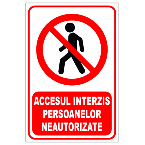 Persoane neautorizate Persoane neautorizate