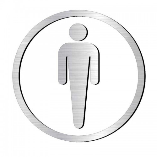 Placuta aluminiu grup sanitar de barbati