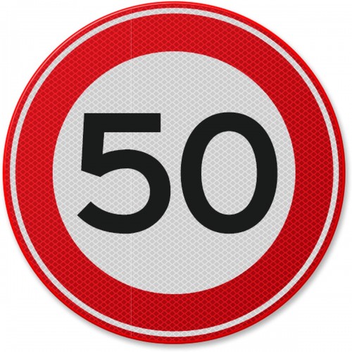 Indicator din aluminiu de circulație 50 km