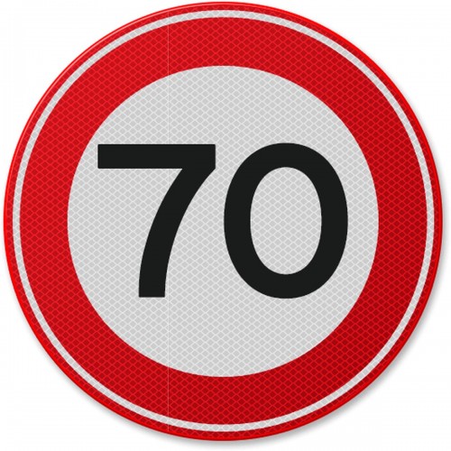 Indicator din aluminiu de circulație 70 km