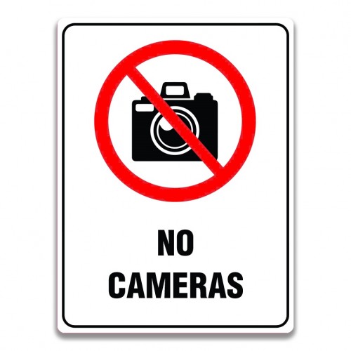 NO CAMERAS SIGN NO CAMERAS SIGN