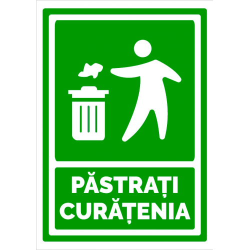 Semn pentru pastrarea curateniei