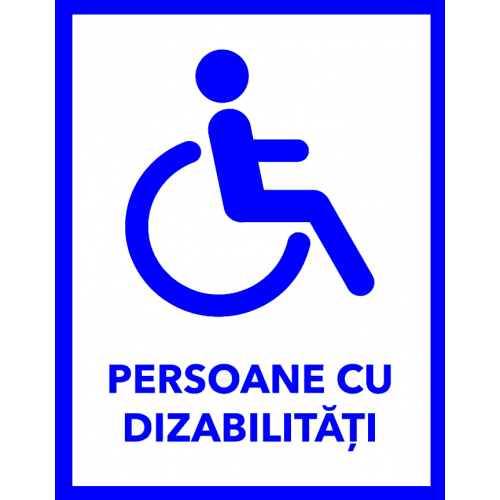 Semn pentru persoana cu dizabilitate