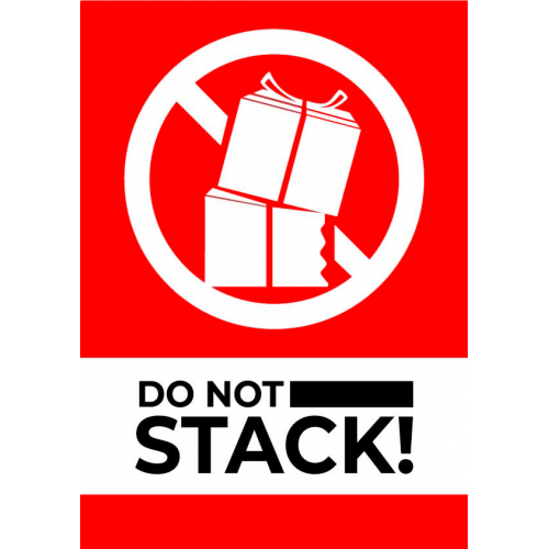 Sign do not stack