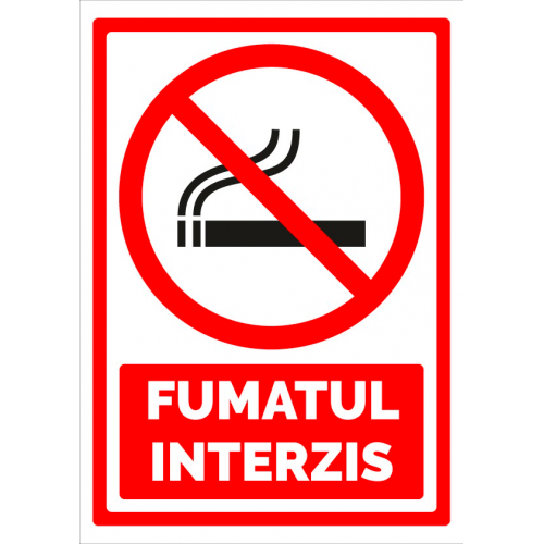 Semn de fumatul interzis