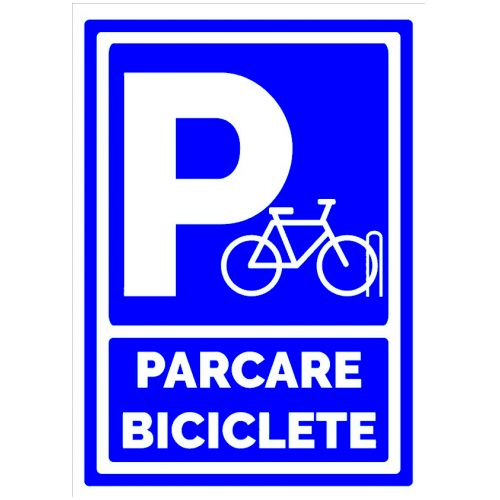 Indicator pentru parcari cu bicicleta
