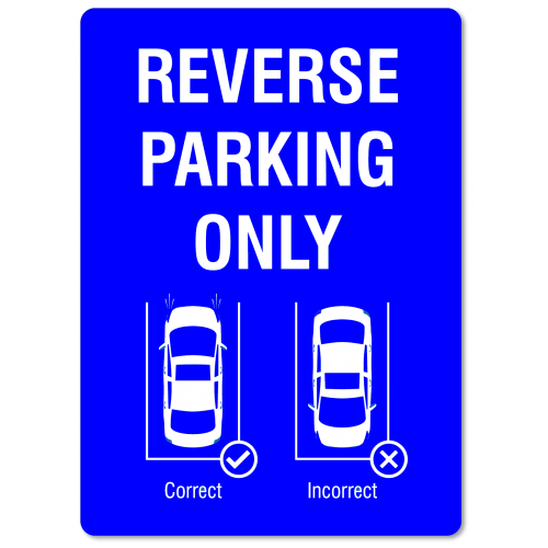 Placuta pentru reverse parking only