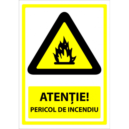 Semn pentru pericol de incendiu