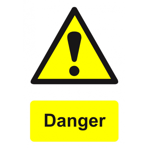 Sign danger