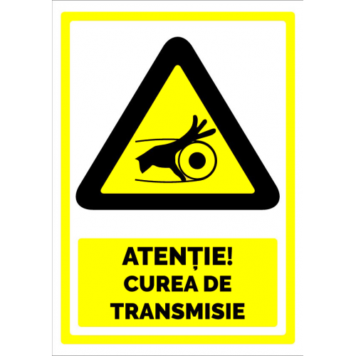 Semn pentru curea de transmisie Semn pentru curea de transmisie