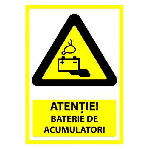 Semn pentru baterie de acumulatori Semn pentru baterie de acumulatori