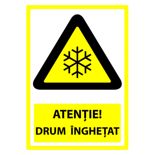 Semn pentru drum inghetat