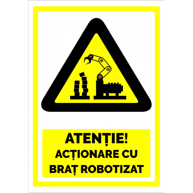 Indicator pentru actionare cu brat robotizat