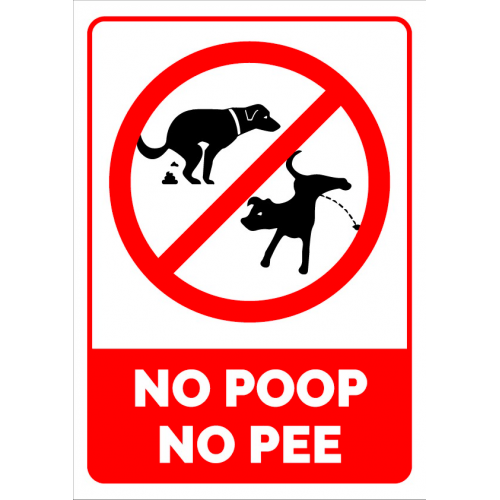Indicator no poop no pee
