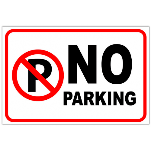 Indicator pentru marcare no parking
