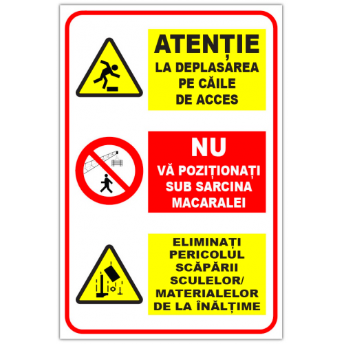 Panou pentru interiorul santierului