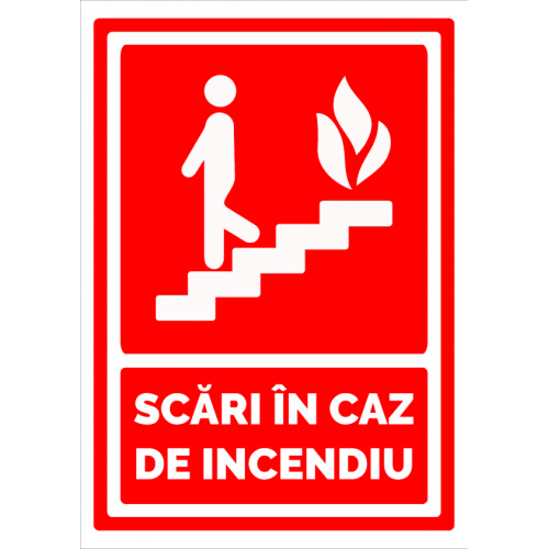 Indicator pentru scari in caz de incendiu