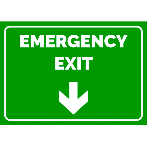 Indicator emergency exit
