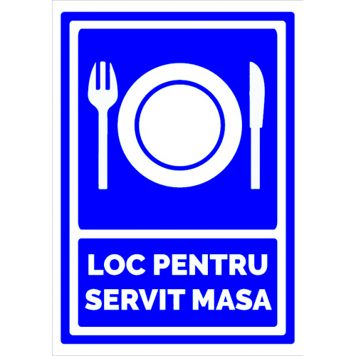 Indicator pentru loc de servit masa
