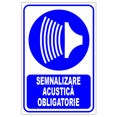Indicator semnalizare acustica obligatorie