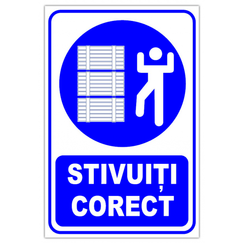 Semn stivuiti corect