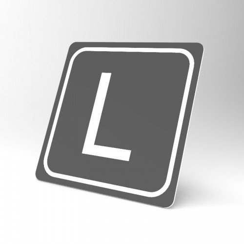 Placuta gri L Placuta gri L