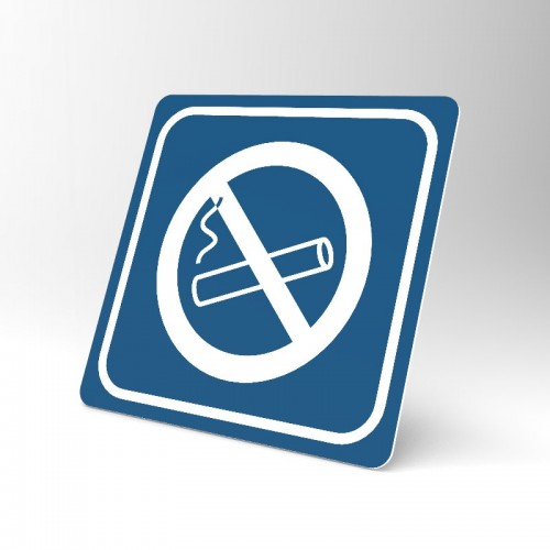 Placuta albastra fumatul interzis