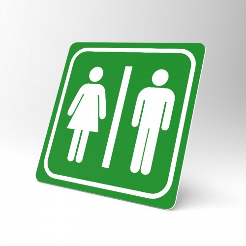 Placuta verde toaleta barbati si femei