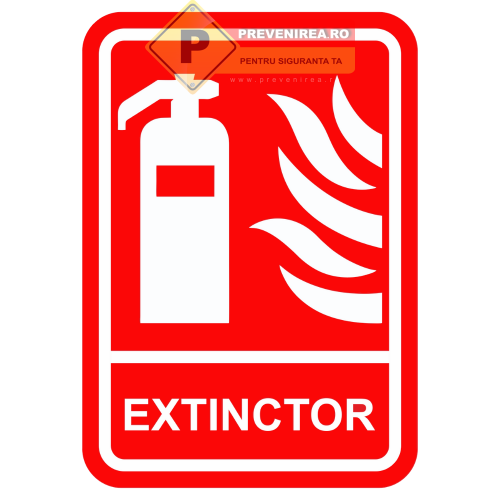 Indicatoare pentru stingator extinctor