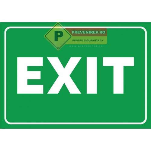 Indicatoare pentru exit 