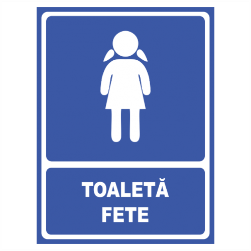 Semne pentru toaleta fete 