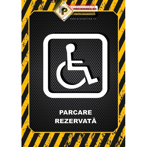 Afise pentru pentru persoana cu handicap