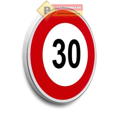Indicatoare pentru limita de viteza la 30 km 