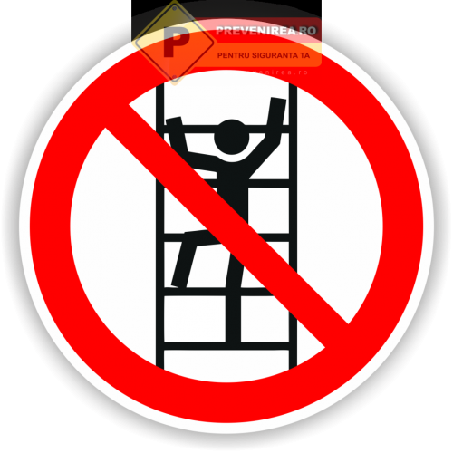 Etichete pentru interzicerea pe scari