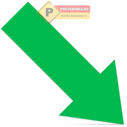 Sageata verde pentru marcaje Sageata verde pentru marcaje