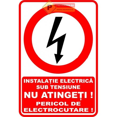 Indicator pentru instalatiile electrice sub tensiune,