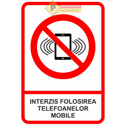 Indicator interzis telefonul mobil