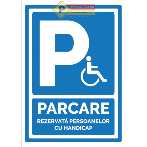 indicator parcari persoana cu handicap