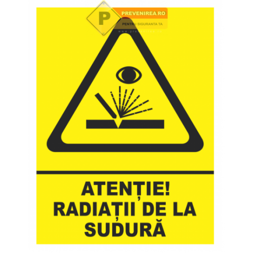 Indicator pentru radiatii de la sudura